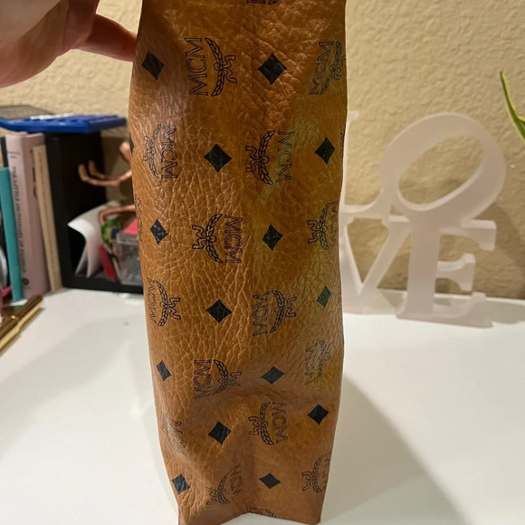 MCM Cognac Pouch - Picture 7 of 14